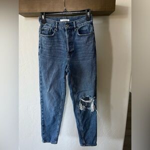 PacSun| Ultra High Rise Slim Jeans, Distressed Style—Size 25•••